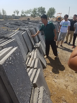 董事長薛躍虎對我公司正在施工項目進行實地考察